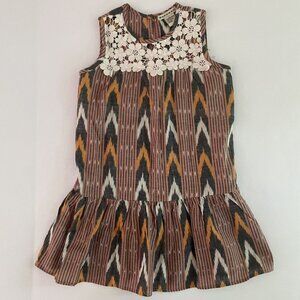 Anthem Of The Ants Embroidered Aztec Dress